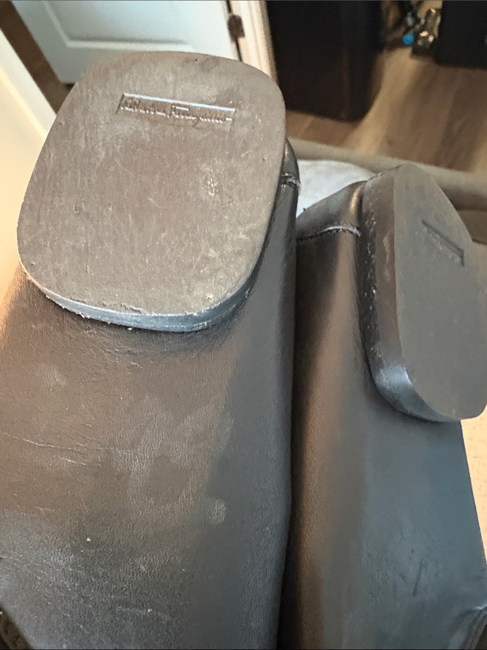 Salvatore Ferragamo Black Leather Gancini Bit Loafers - Picture 8 of 14